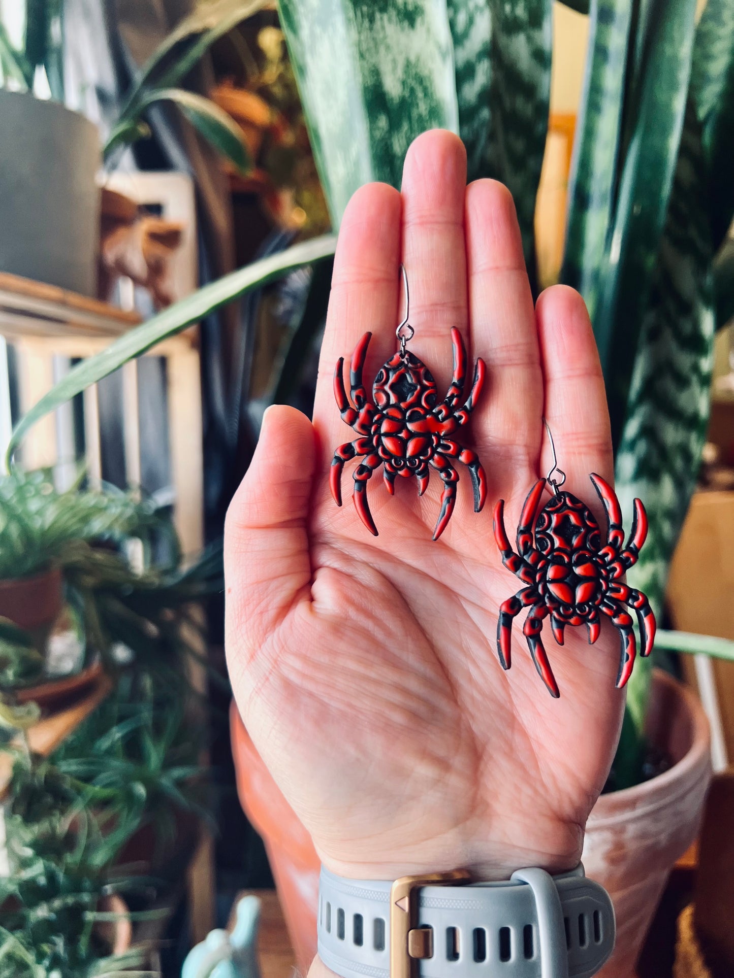 Tarantula Earrings & Keychains