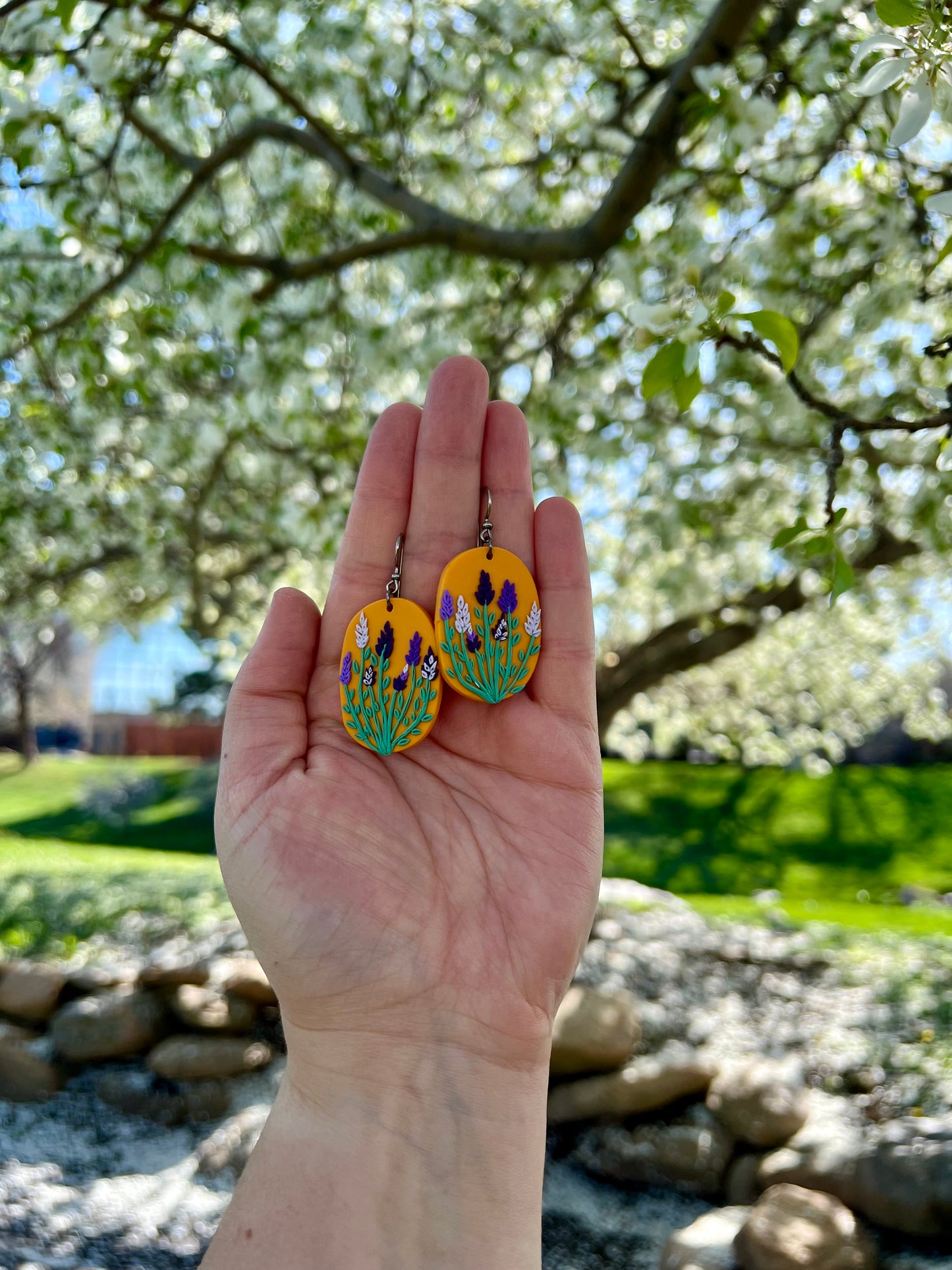 Lavender Meadow Earrings
