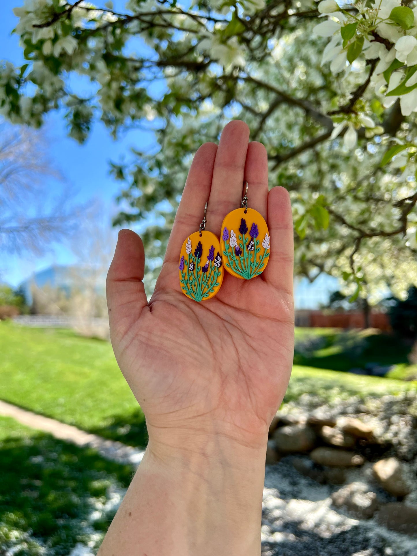 Lavender Meadow Earrings