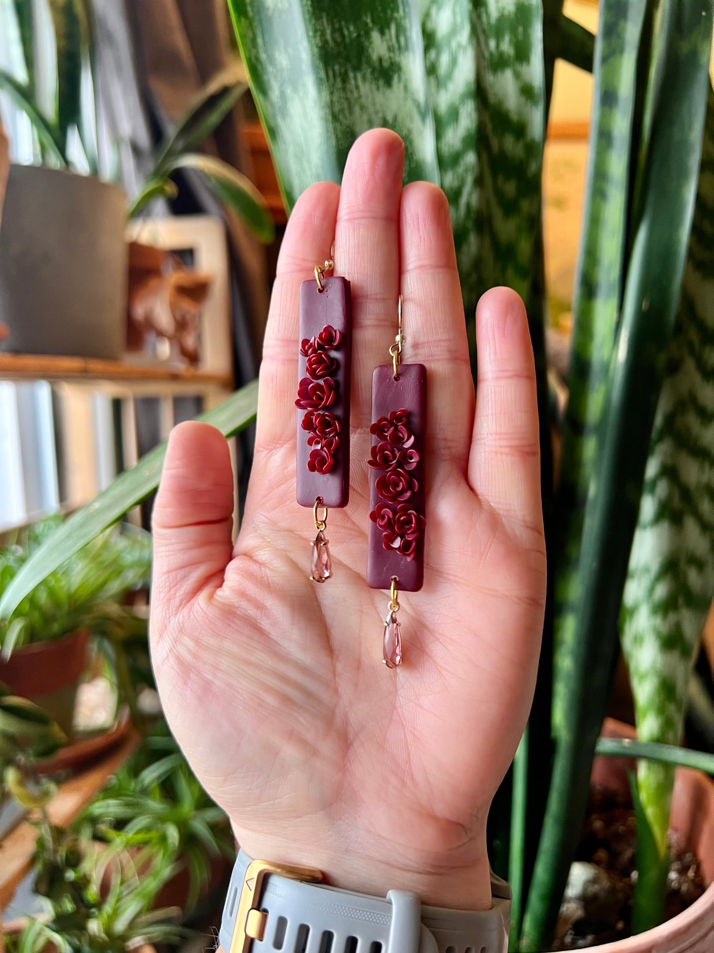 Crimson Lure Earrings
