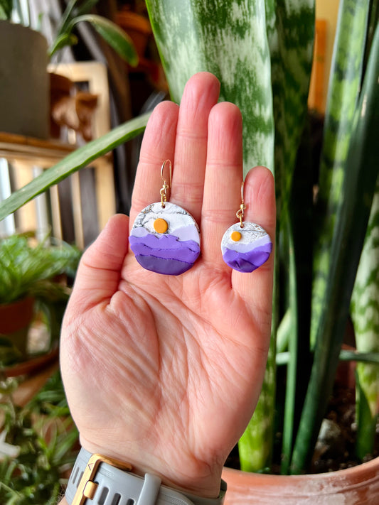 Purple Majesty Summit Earrings