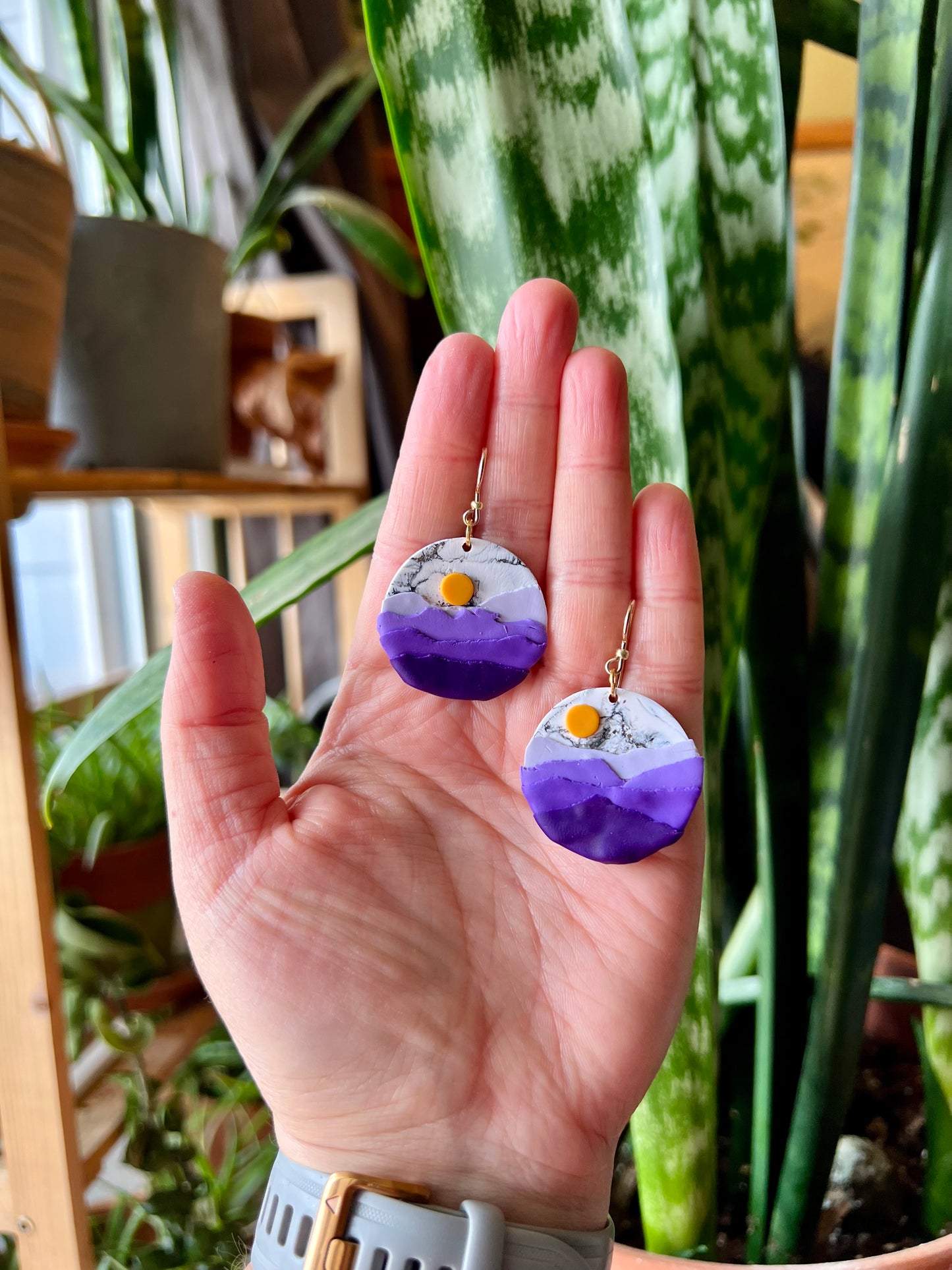 Purple Majesty Summit Earrings