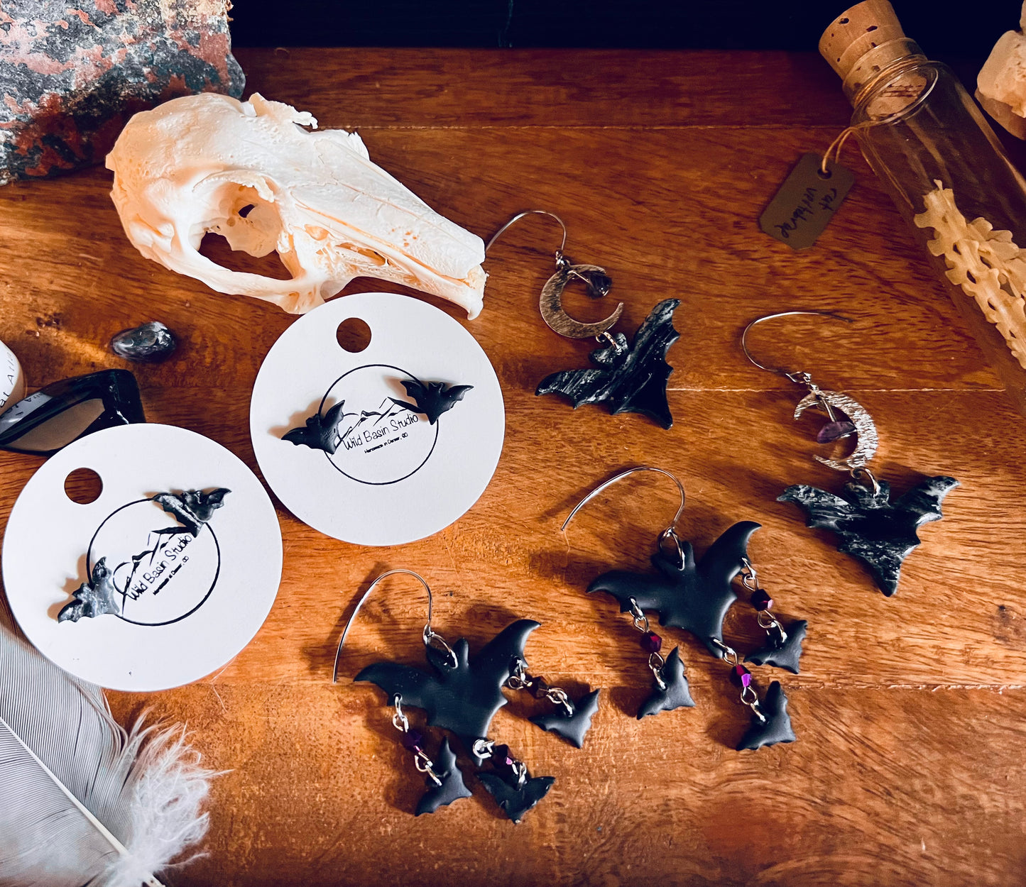 Flying Batty Earrings