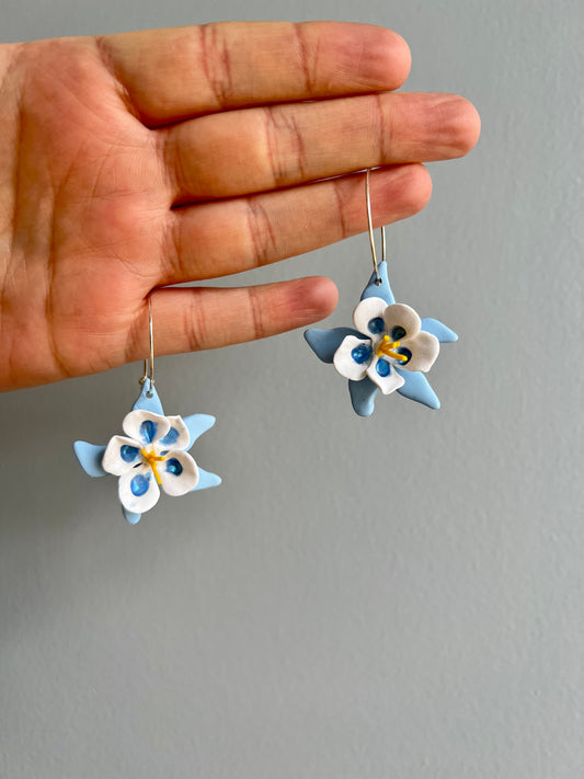 Columbine Hoop Earrings