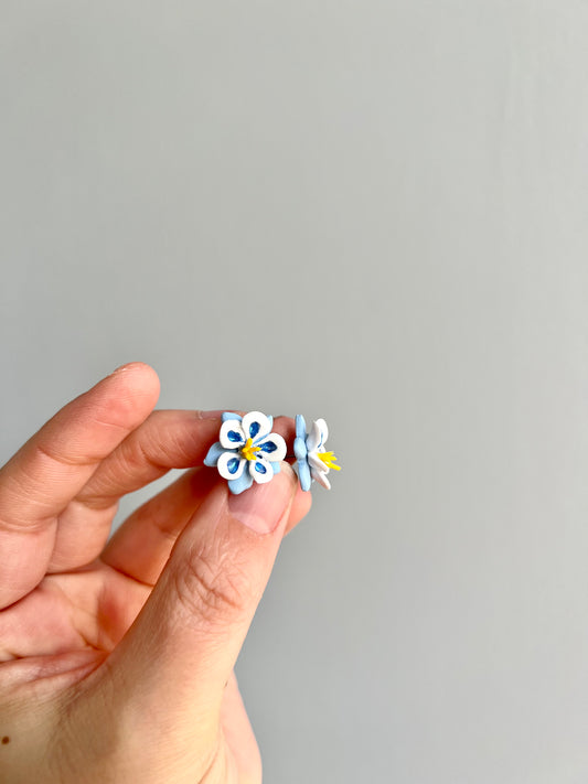 Celebrate your love for the Rocky Mountains with these Colorado Columbine stud earrings. These earrings make the perfect souvenir from the Centennial State or a special gift representing your home to a loved one.