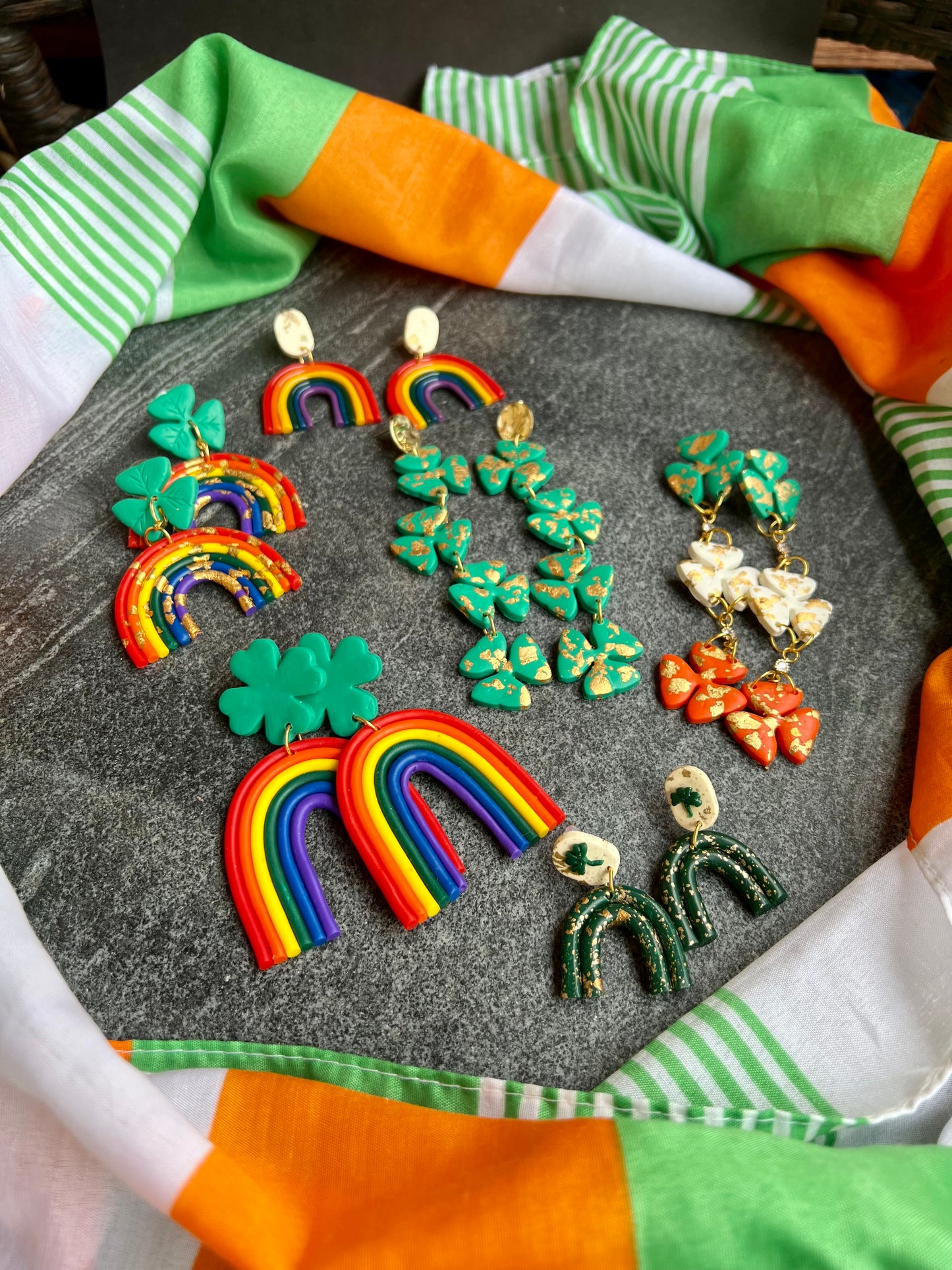 Emerald Isle Shamrock Earrings