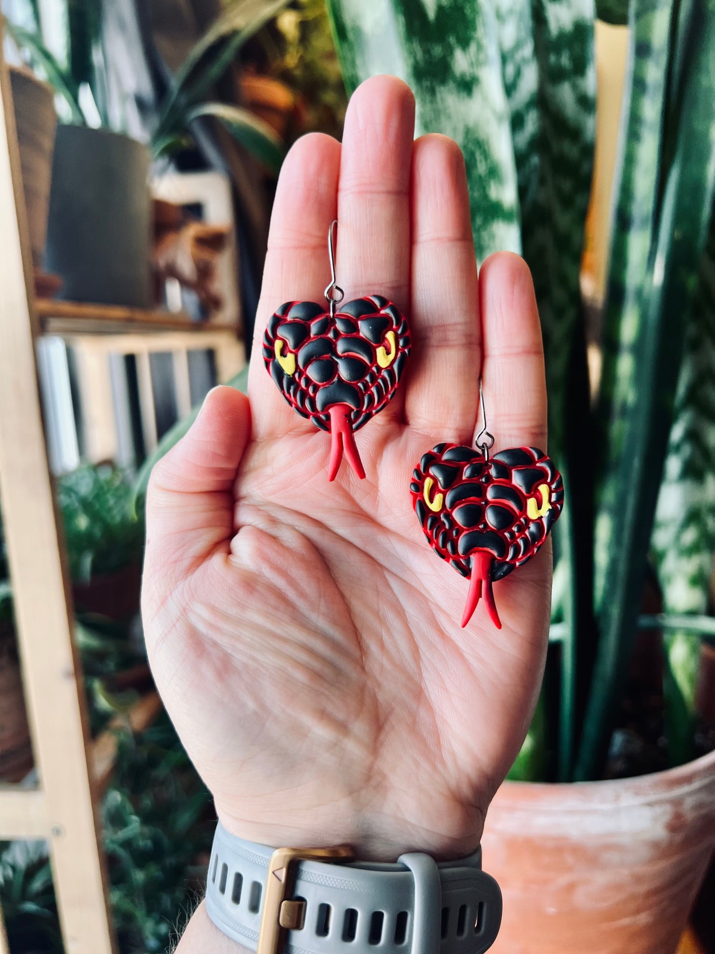 Volcanic Viper Earrings