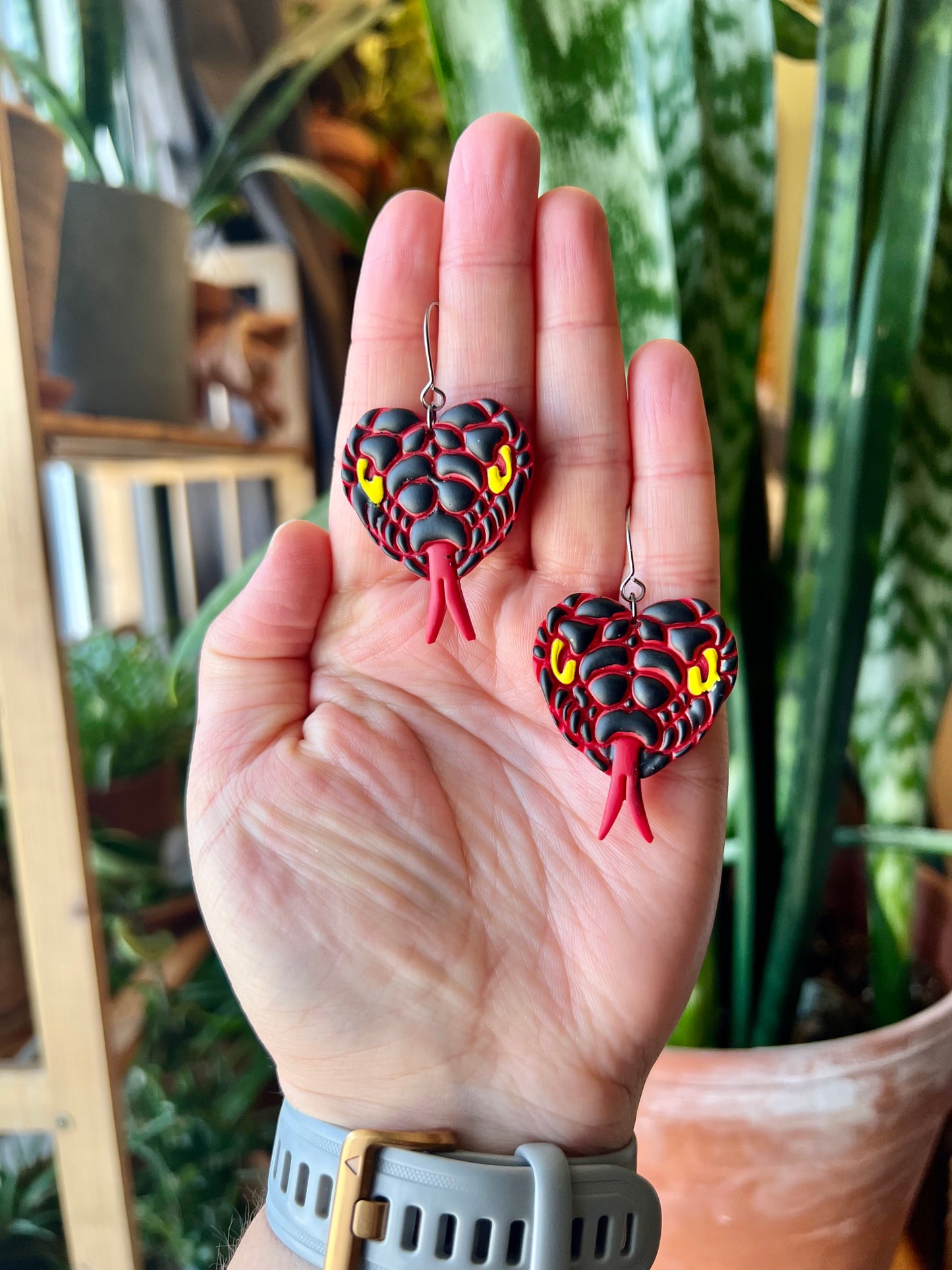 Volcanic Viper Earrings