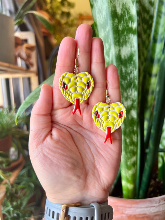 Serpent Sunburst Earrings