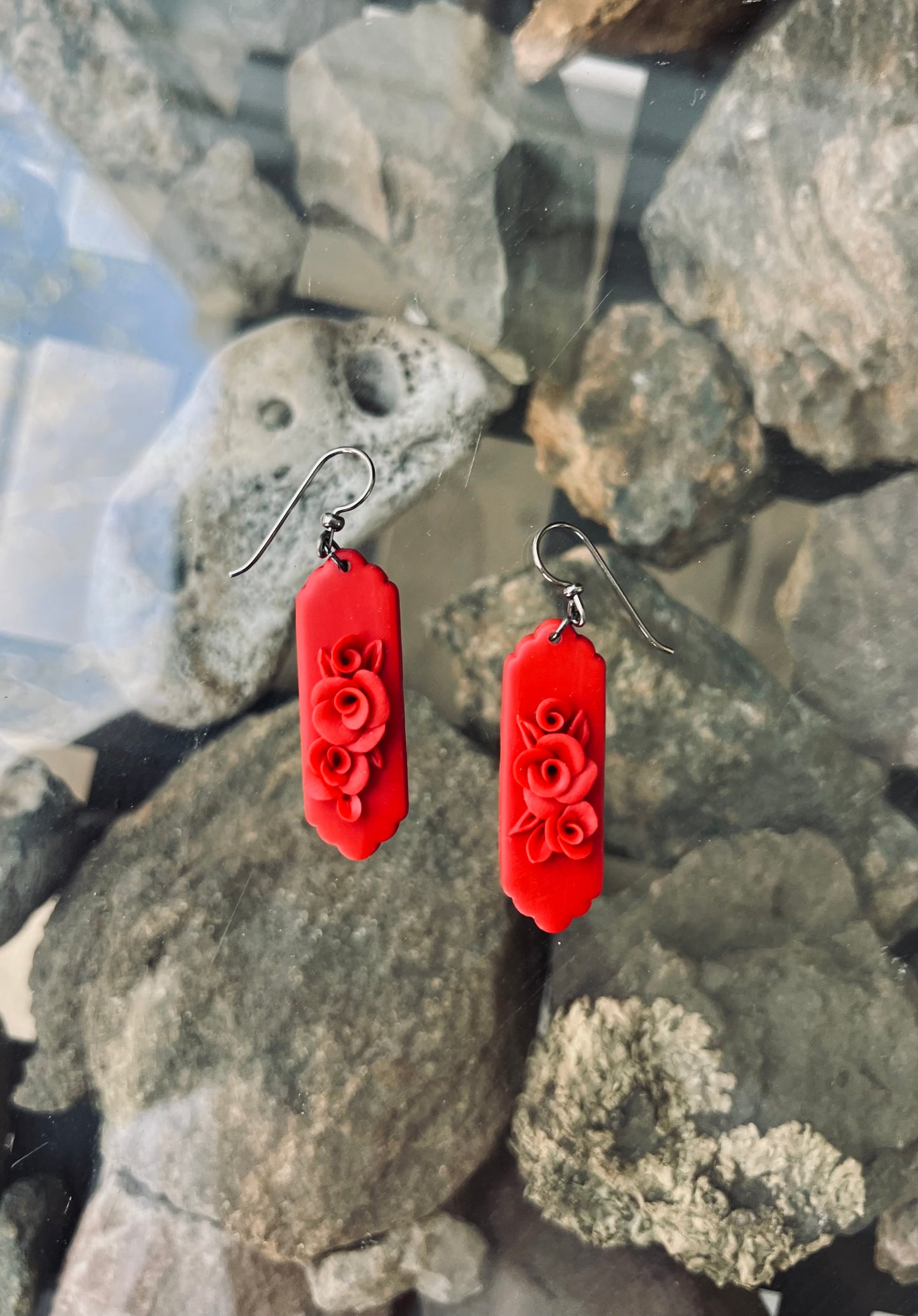 Scarlet Bloom Earrings