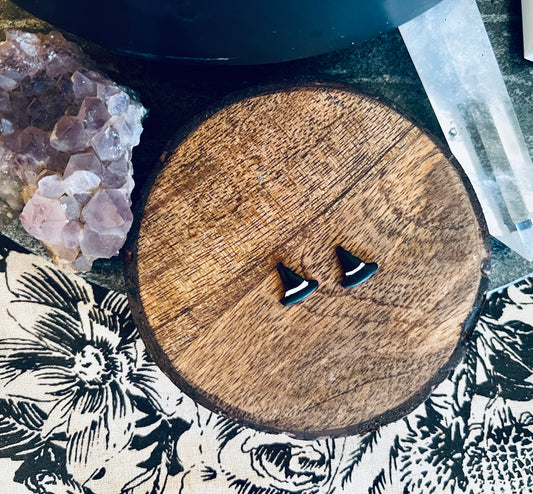 Witch Hat Stud Earrings