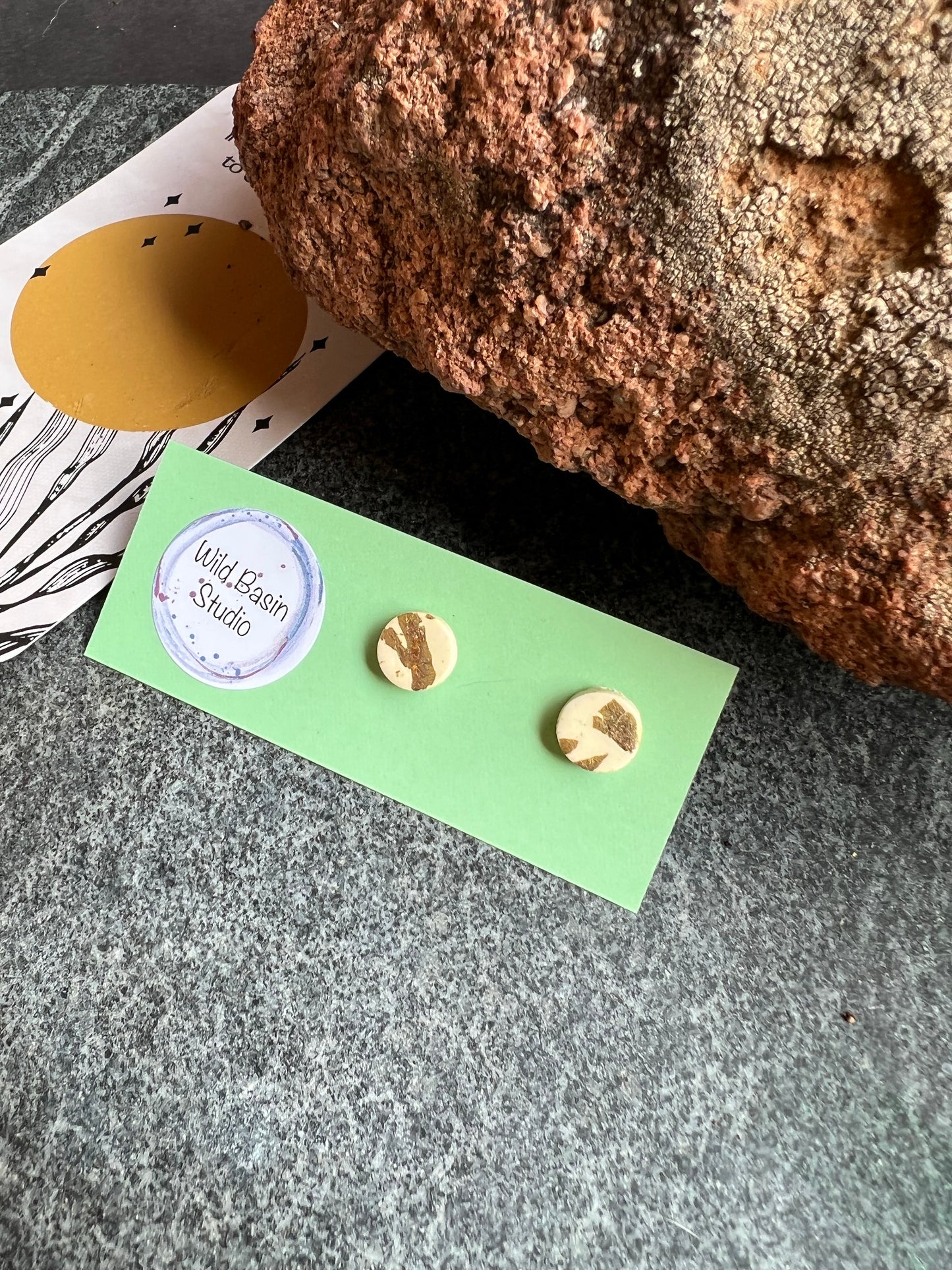 Gold Nugget Earrings