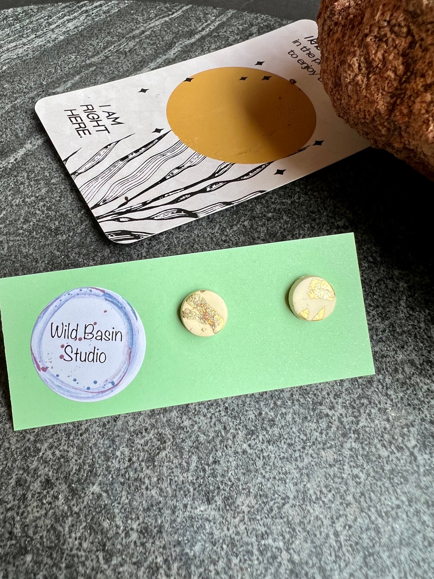 Gold Nugget Earrings