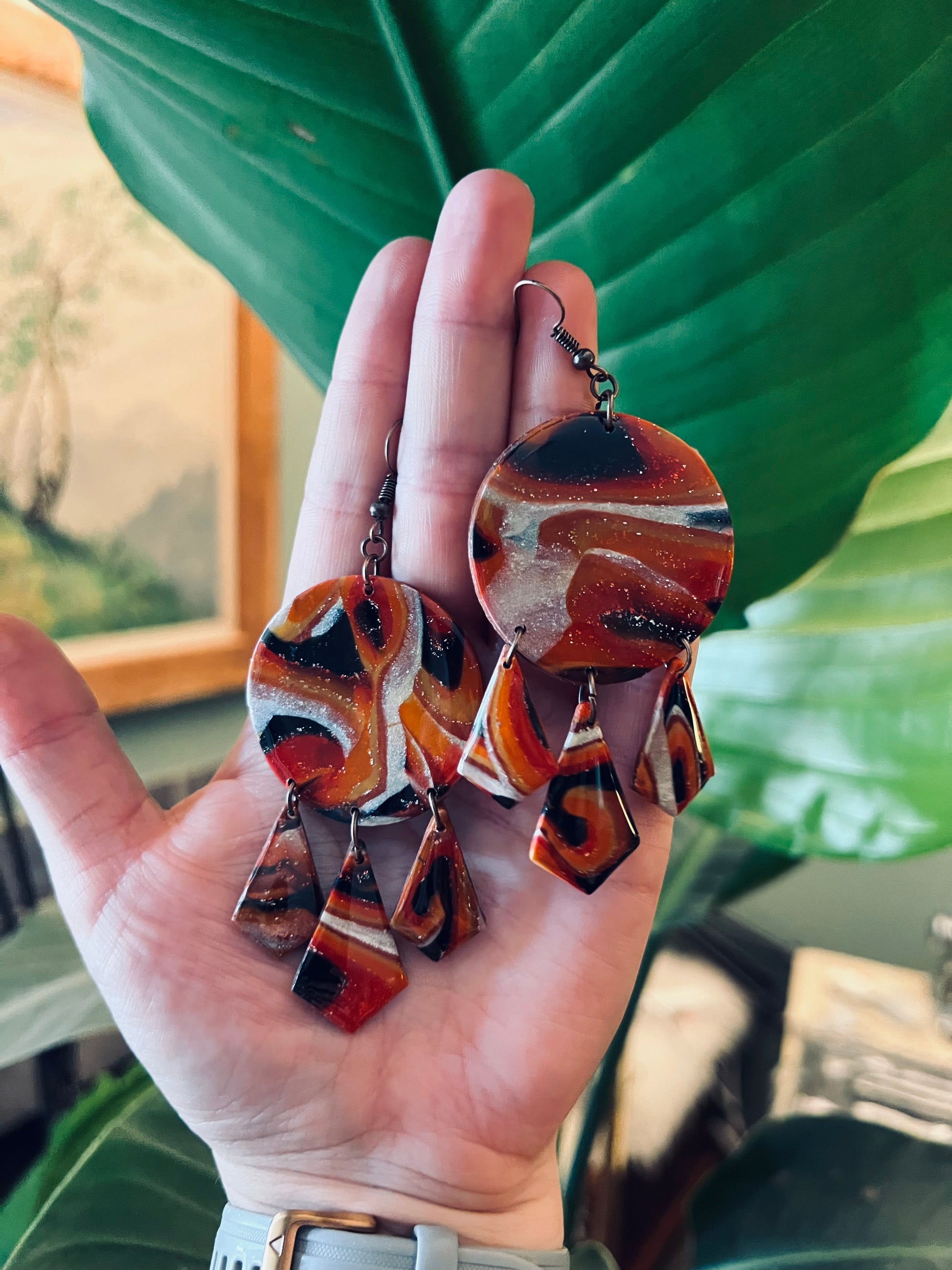 Tap into the energy of Mars with these earrings. Representing passion, action, and courage, Mars influences our animal instincts and drive for survival.