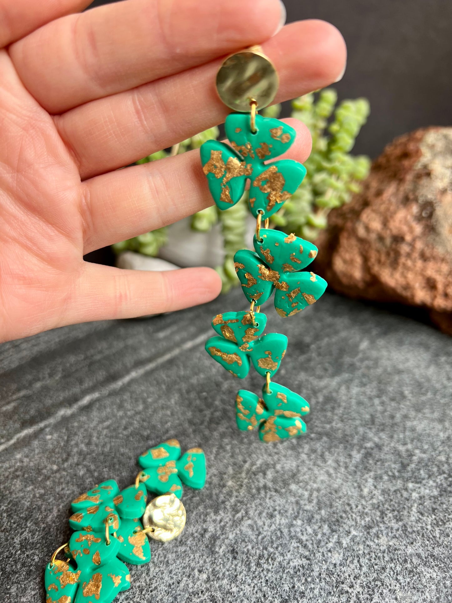 Emerald Isle Shamrock Earrings